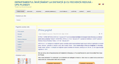 Desktop Screenshot of idfr.upg-ploiesti.ro