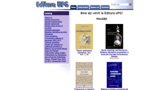 Desktop Screenshot of editura.upg-ploiesti.ro
